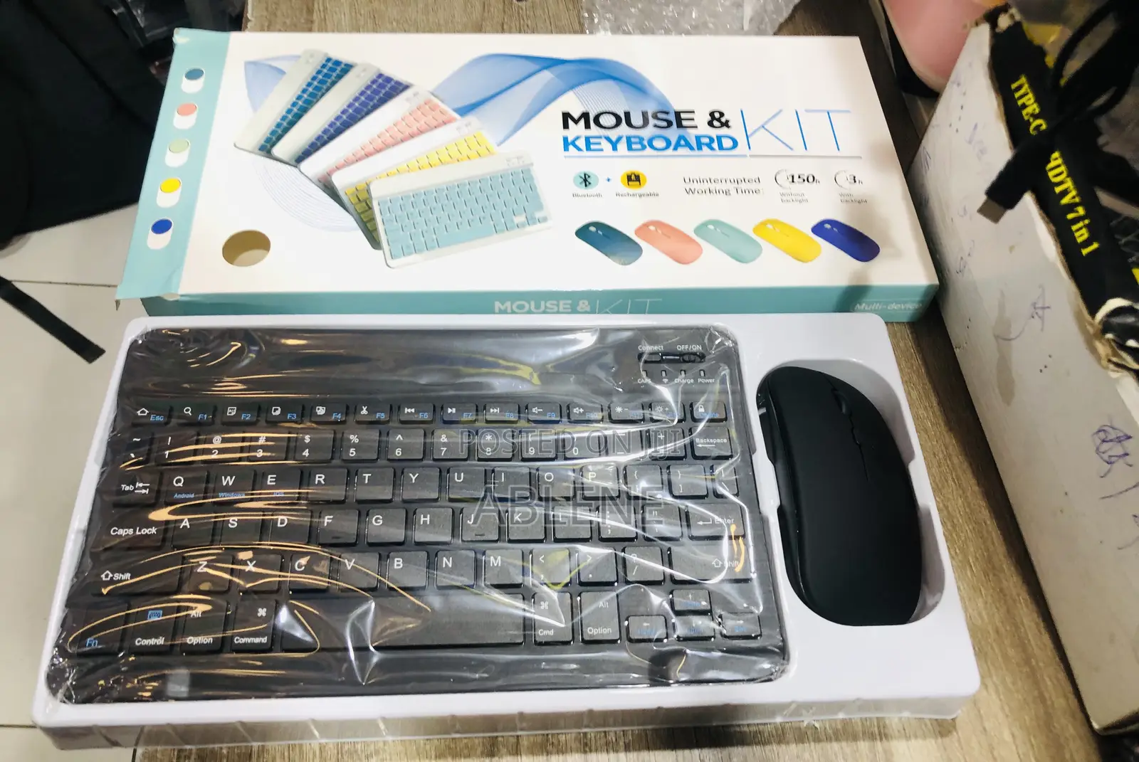 Wireless Bluetooth Keyboard and Mouse Rechargeable
