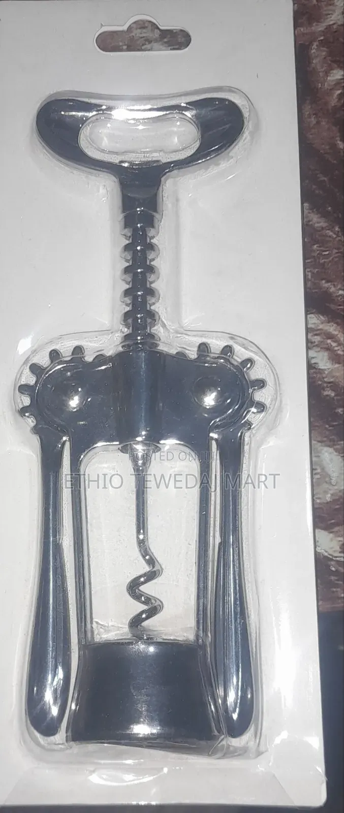 Winged Corkscrew የውስኪ , ቢራ / ለስላሰ / ወይን መክፈቻ Wine Bottle Opener