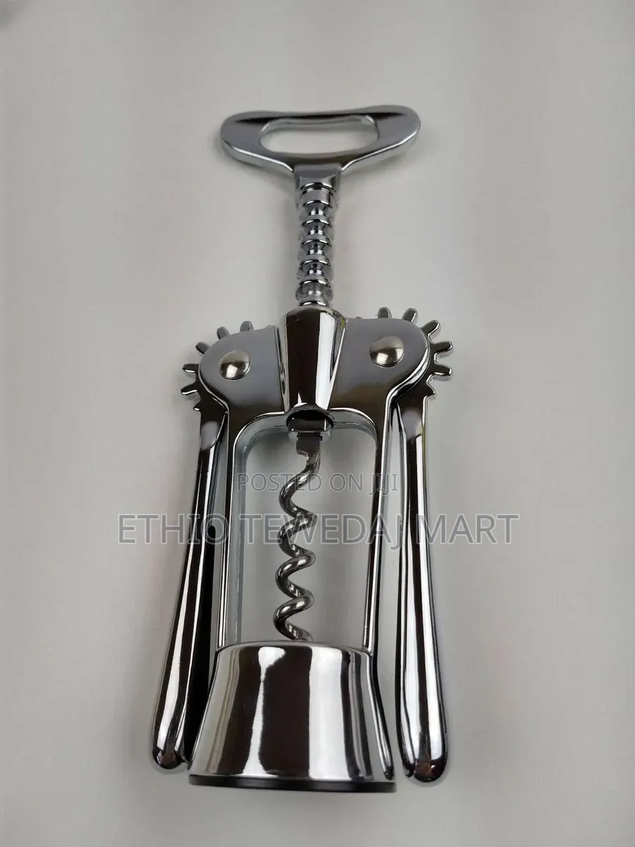 Winged Corkscrew የውስኪ , ቢራ / ለስላሰ / ወይን መክፈቻ Wine Bottle Opener