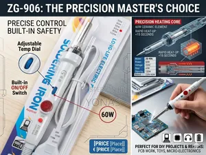 Zg-906 Long-Life Electric Soldering Iron — 60w