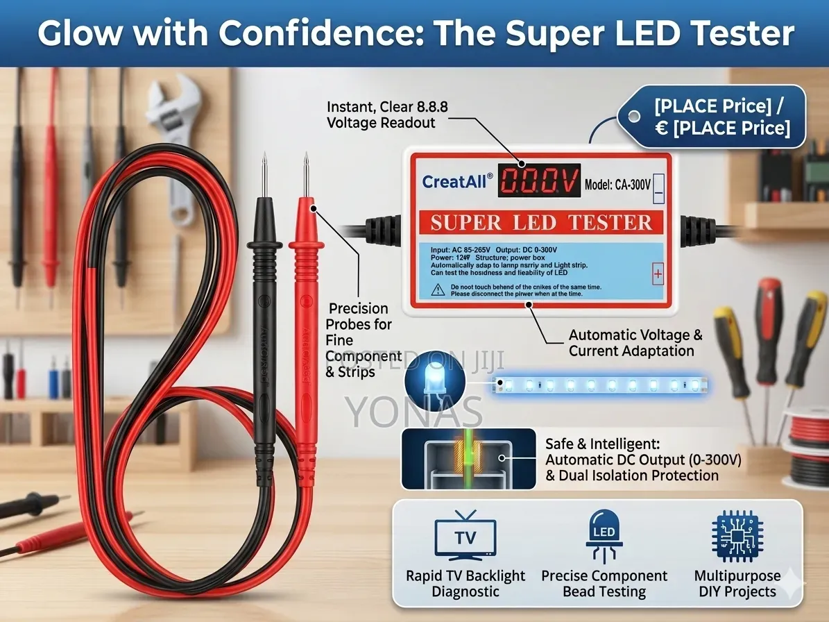Creatall Super Led Tester — Model Ca-300v