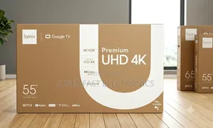 Syinix 55 Inch Tv Uhd Google Tv –Dolby Audio Super Vision Display