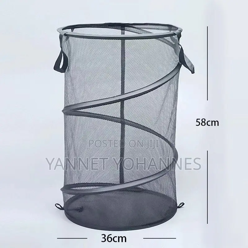 Foldable Mesh Laundry Basket