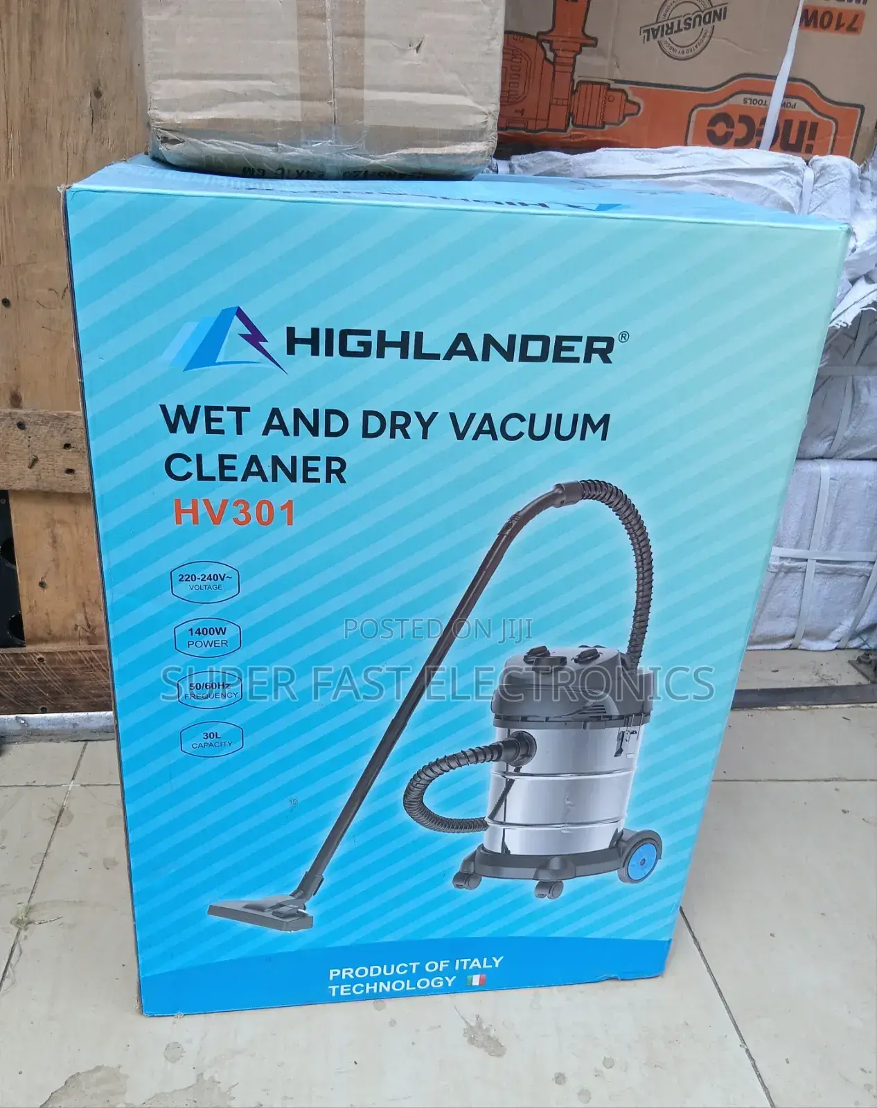 Highlander Vacuum Cleaner 1400w Power, 30l