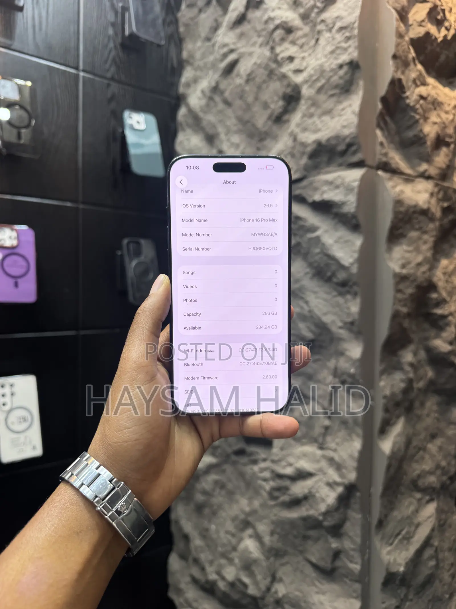 New Apple iPhone 16 Pro Max 256 GB Black