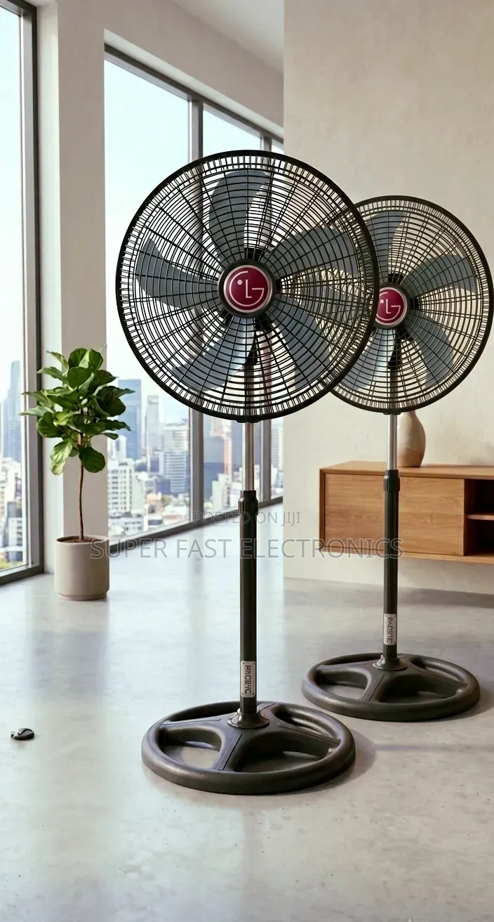Lg Stand Fan Heavy-Duty High- Cooling Fan 100% Original Ventilator