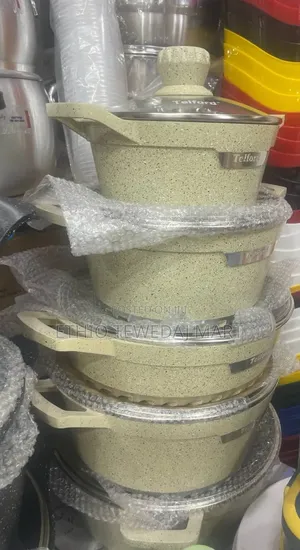 Telford Granite Coated Non-stick Cookware 5 In 1 ድስት