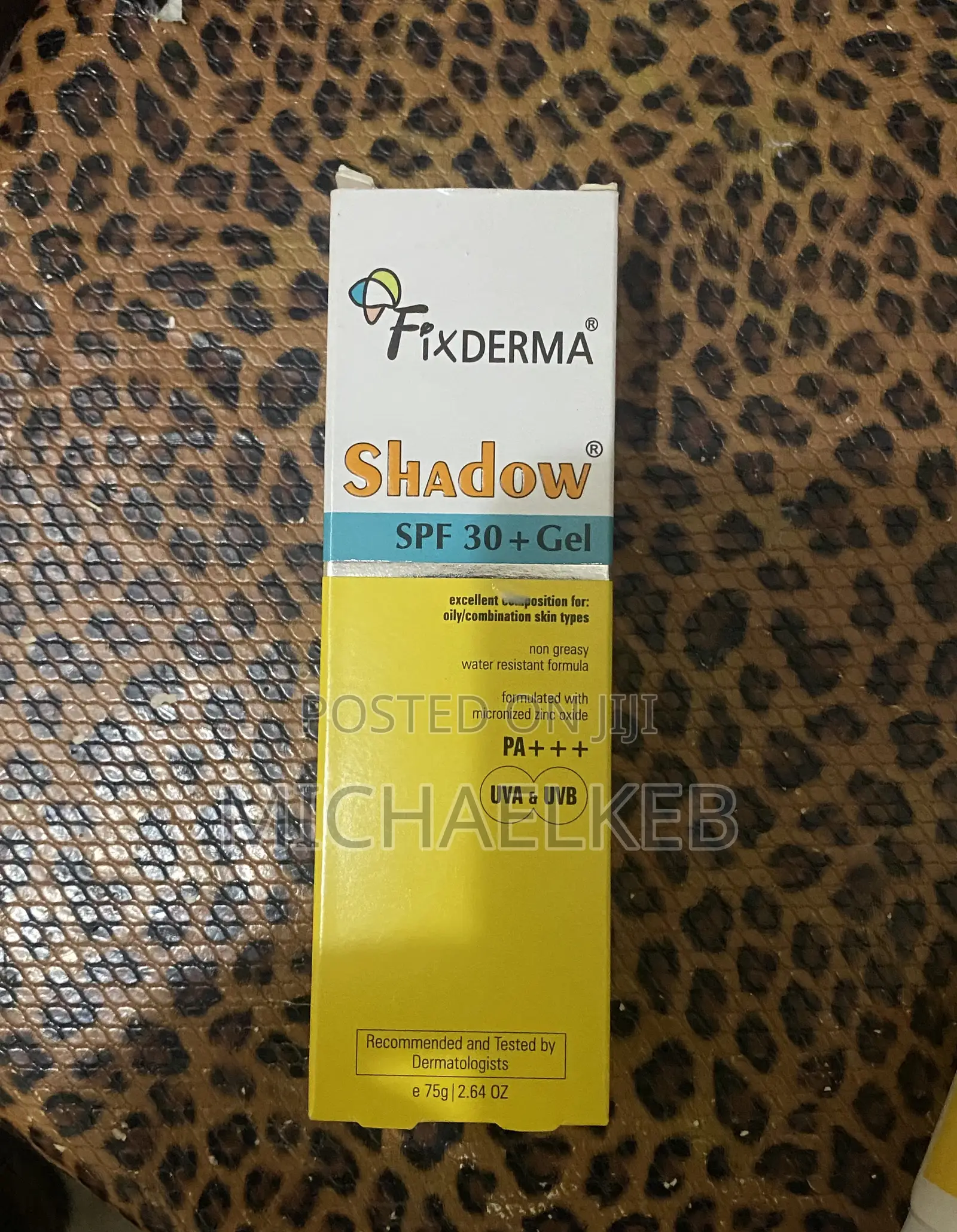 Fix Derma Shadow Sunscreen SPF 30+ Gel