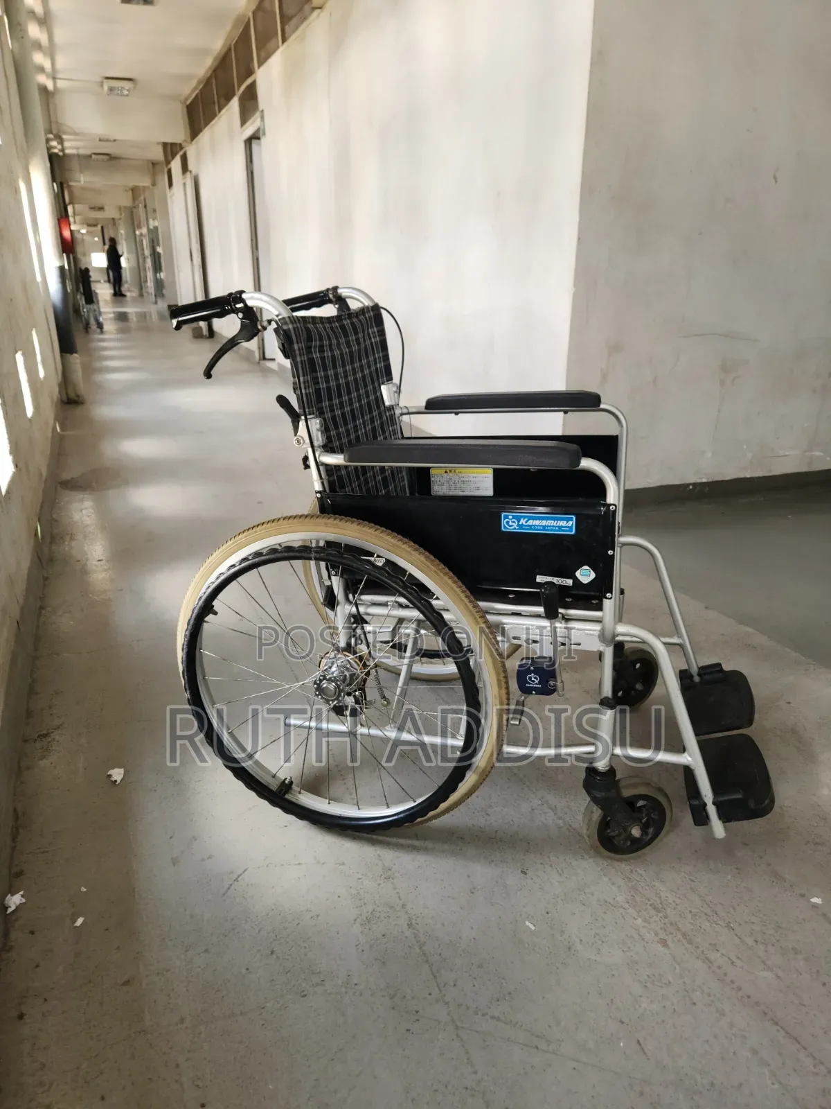 Wheelchair Miki Standard Wheelchair Foldback With Assisted Brakes