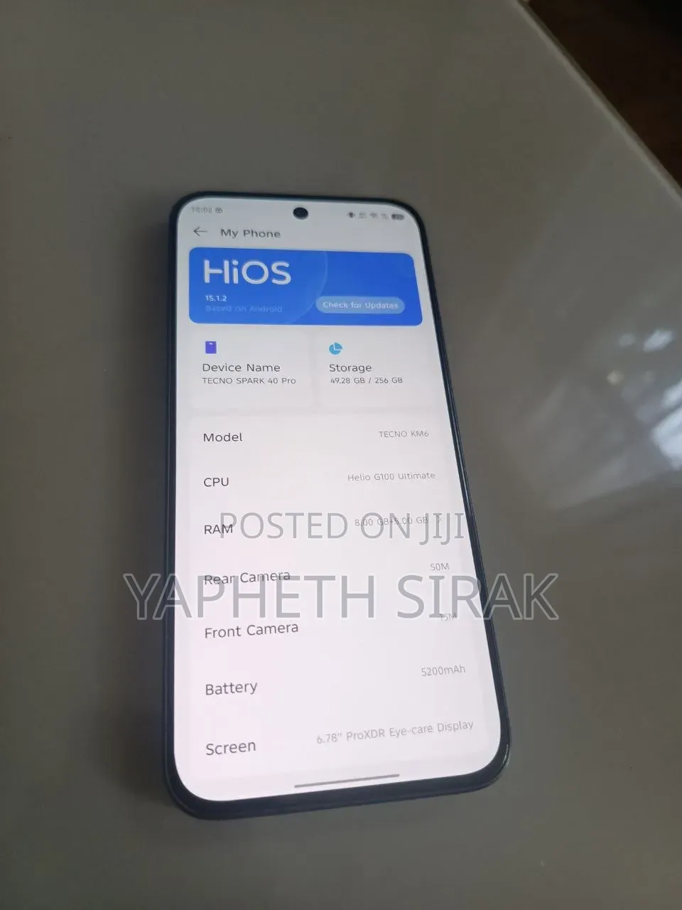 New Tecno Spark 40 Pro 256 GB Black