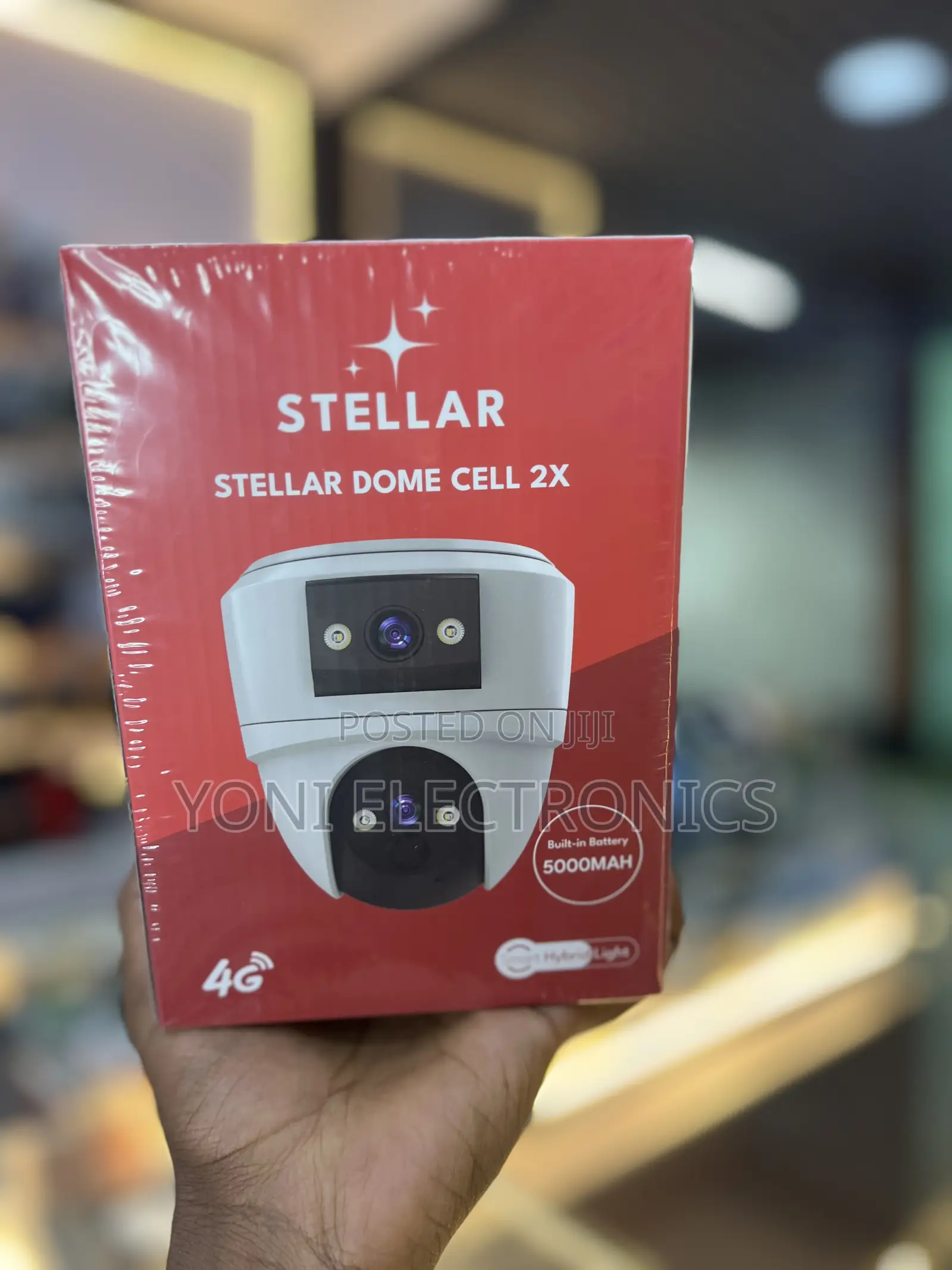 Stellar Dome Cell 2x 4g Smart Securitycamera Dual Lens 5000mah Battery