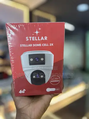 Stellar Dome Cell 2x 4g Smart Securitycamera Dual Lens 5000mah Battery