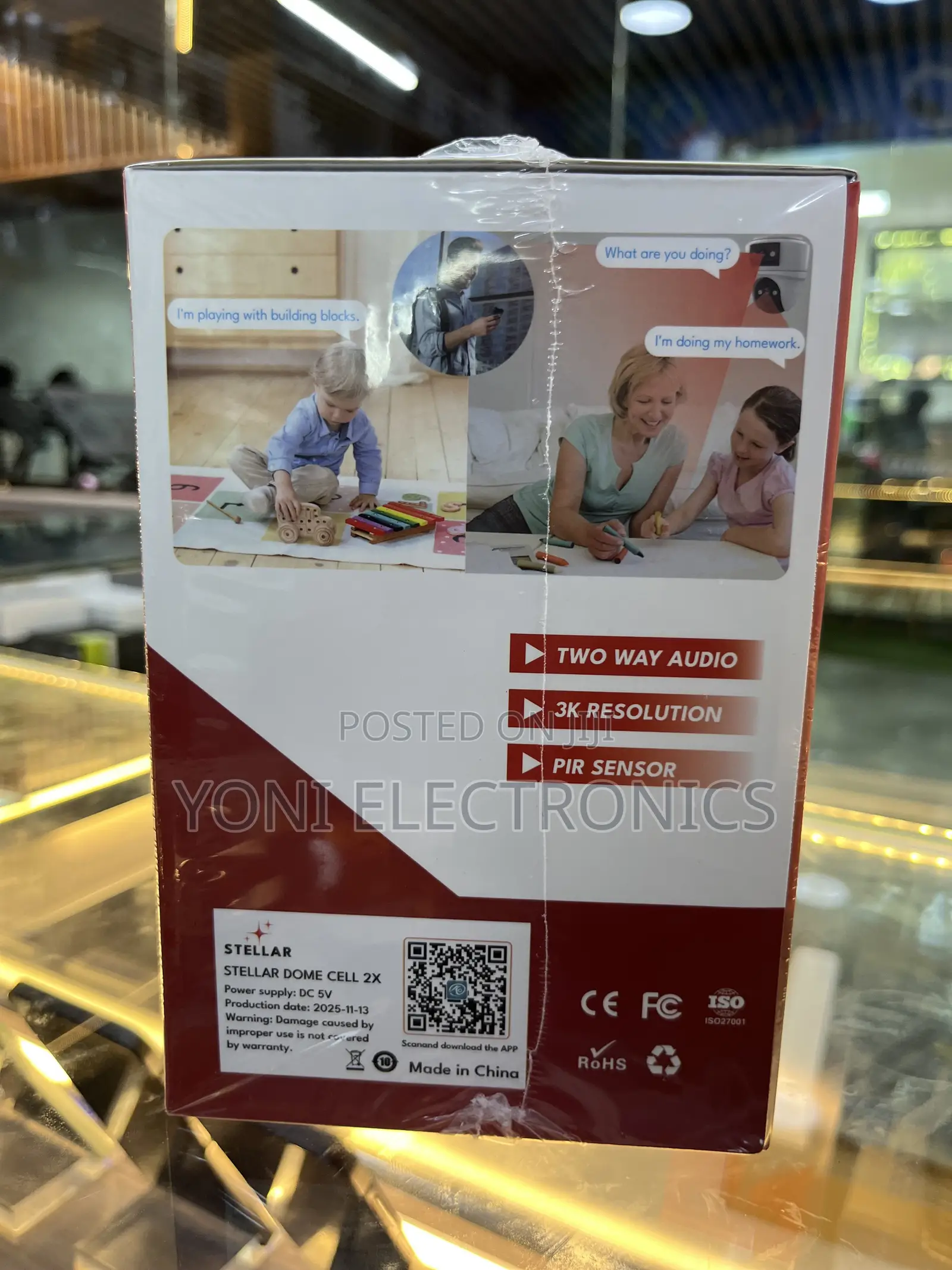 Stellar Dome Cell 2x 4g Lte Wireless Security Dome Camera With Built-