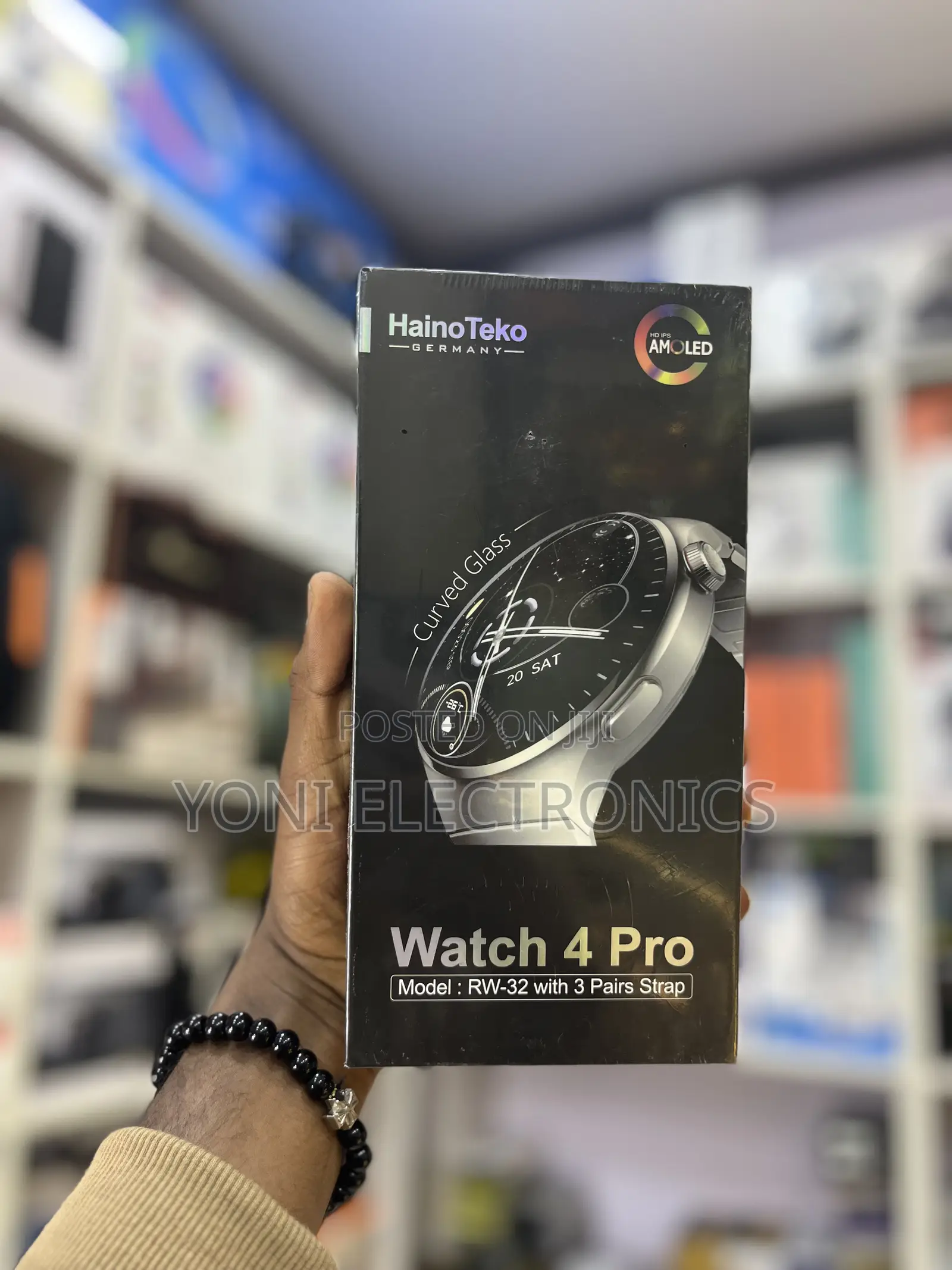 Haino Teko Watch 4 Pro Premium Smartwatch | Model Rw-32 With 3 Pairs