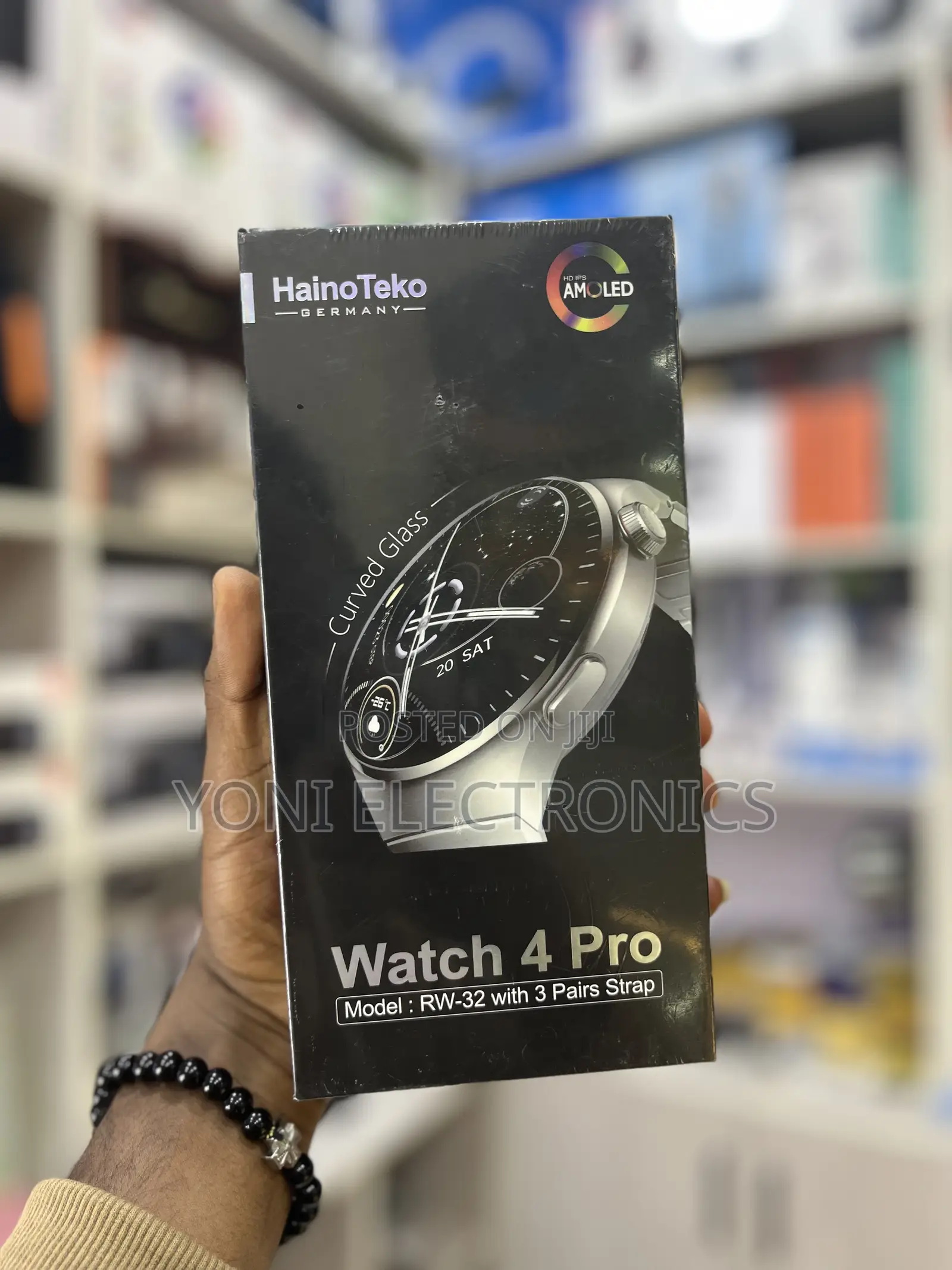 Haino Teko Watch 4 Pro Premium Smartwatch | Model Rw-32 With 3 Pairs