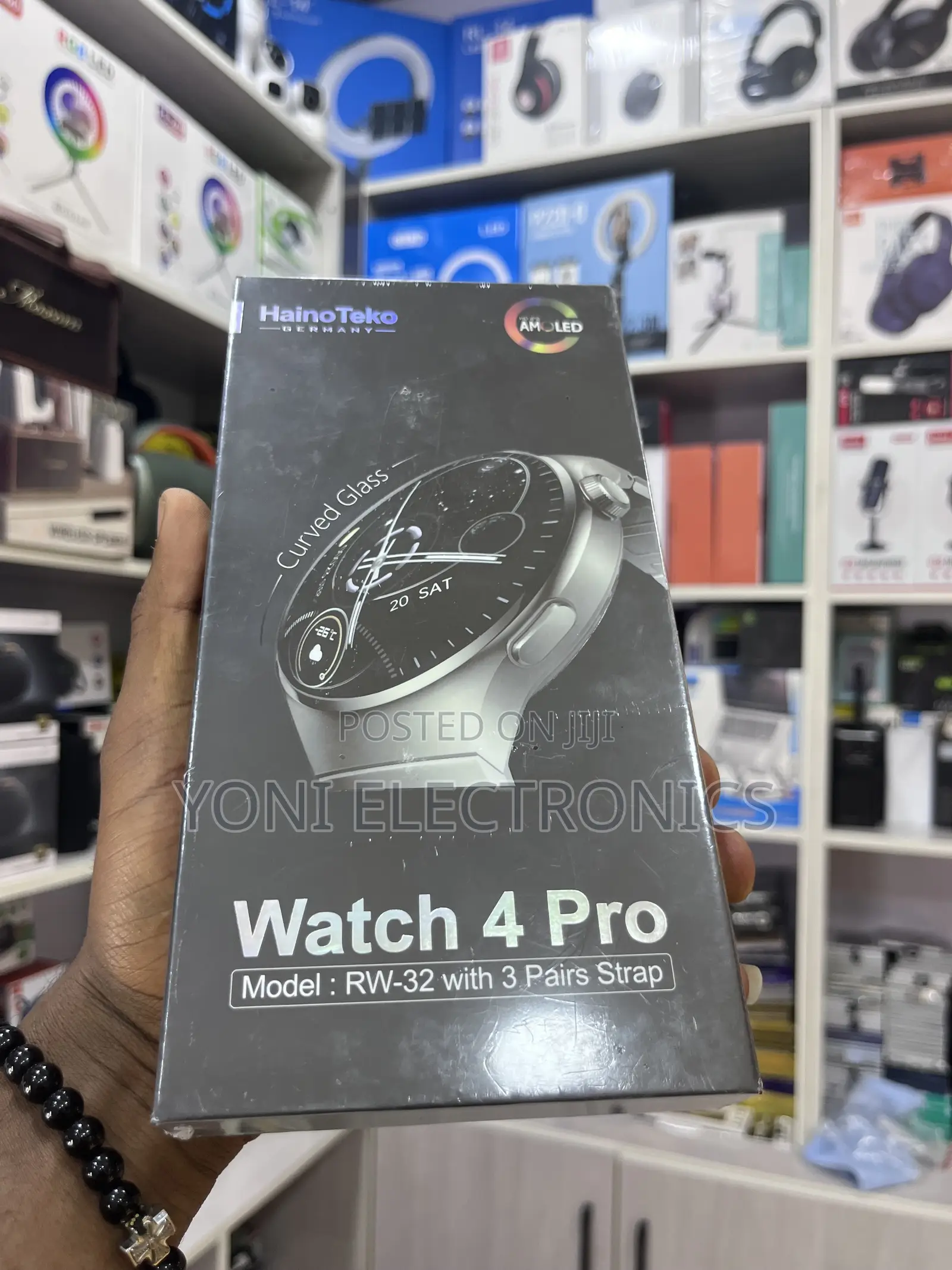 Haino Teko Watch 4 Pro Premium Smartwatch | Model Rw-32 With 3 Pairs