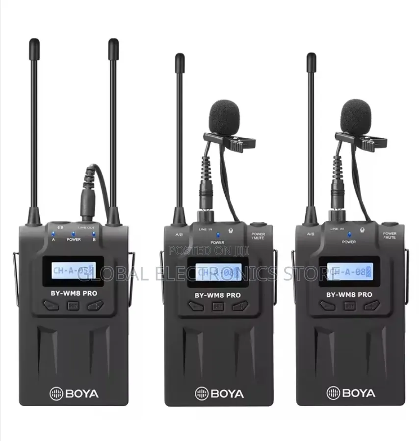 Boya Dual Lavalier Mic | Professional Audio Solution