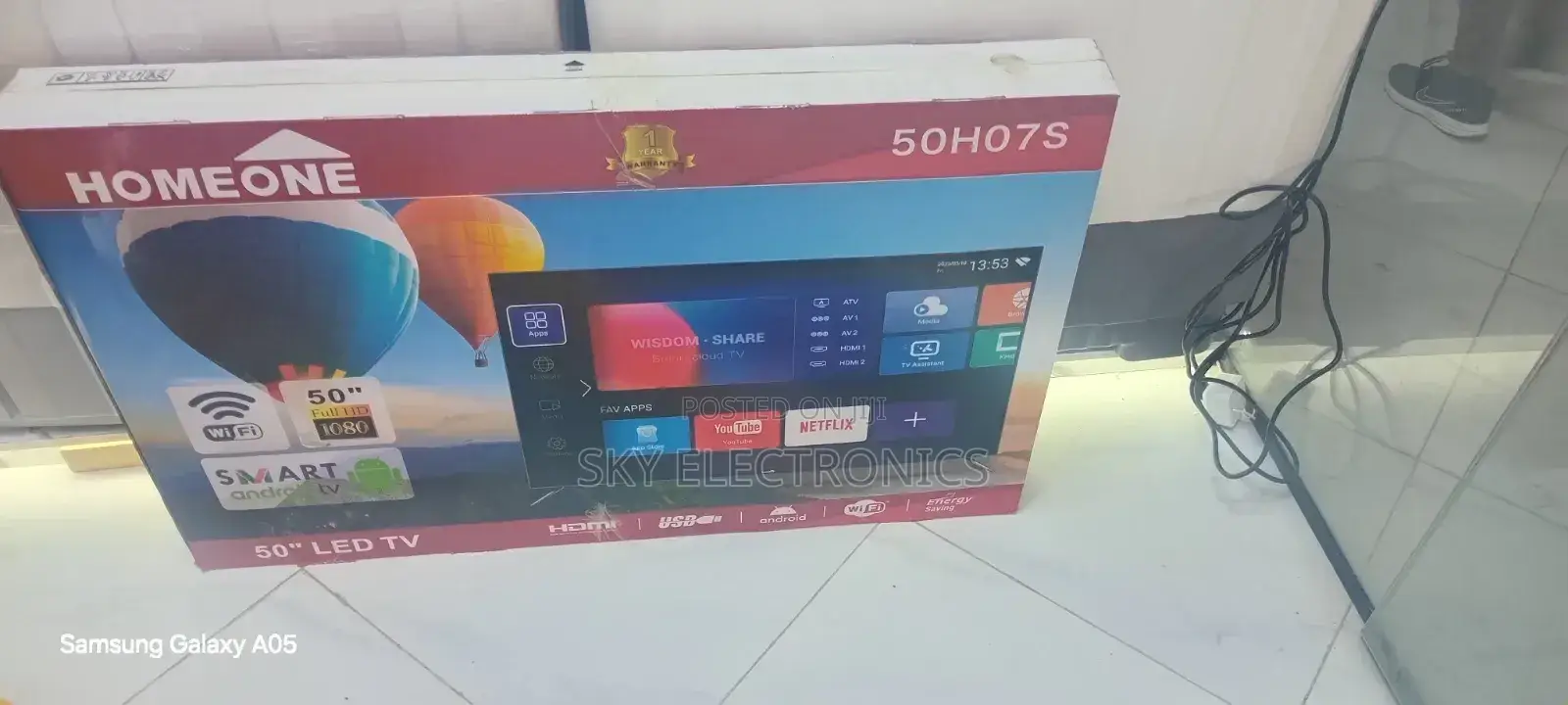 Homeone 50inchi Tv Smart Android