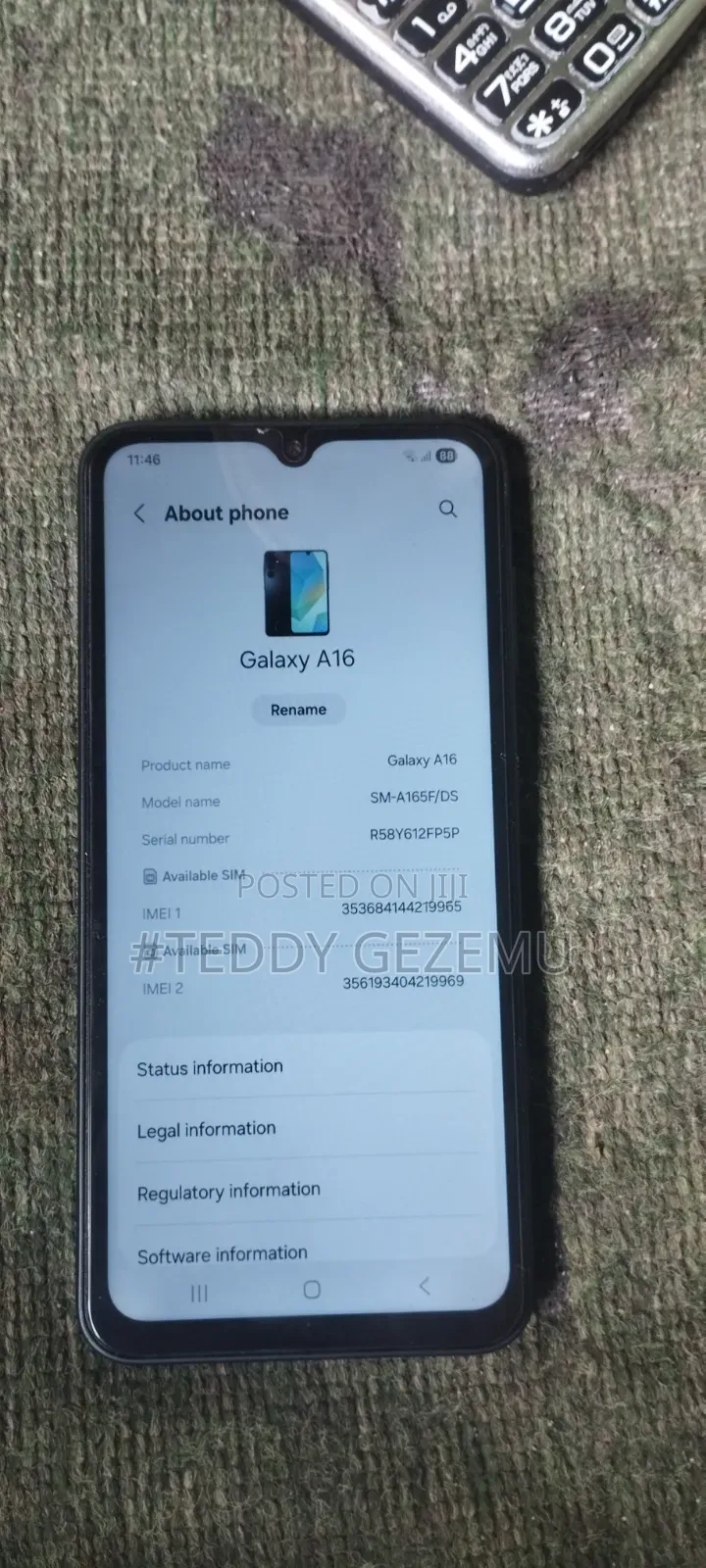 Samsung Galaxy A16 128 GB Blue