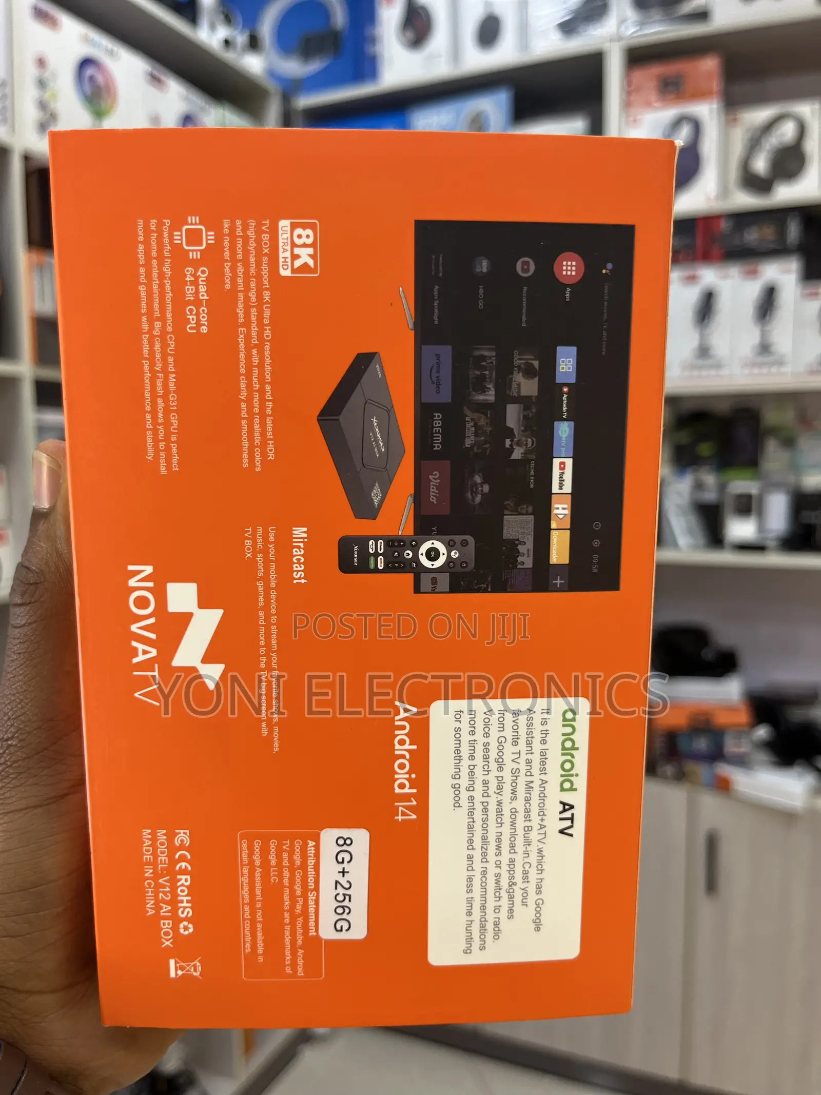 Xcruiser V12 Ai Box / Nova Tv Android Tv Box ( Hdr)