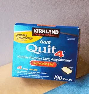 ሲጋራ ለማቆም የሚረዳ ማስቲካ, Nicotine' Gum 4mg (Quit4)