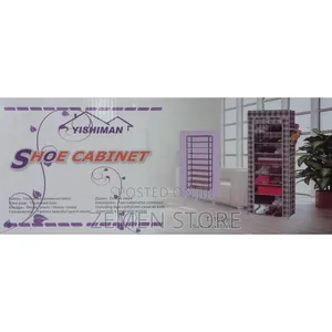Yishiman 9 Tier Fabric Shoe Cabinet Organizer ጫማ ማስቀመጫ ካቢኔት