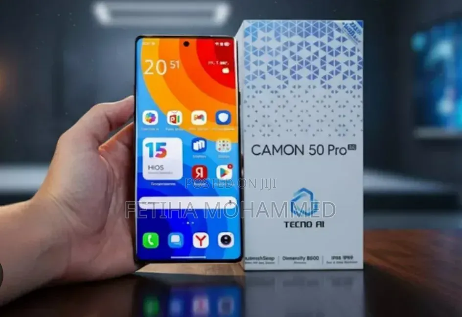 New Tecno Camon 50 Pro 256 GB Black