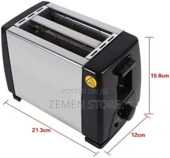 Sokany 2 Slice Stainless Steel Toaster Sk-016s 700 Watt