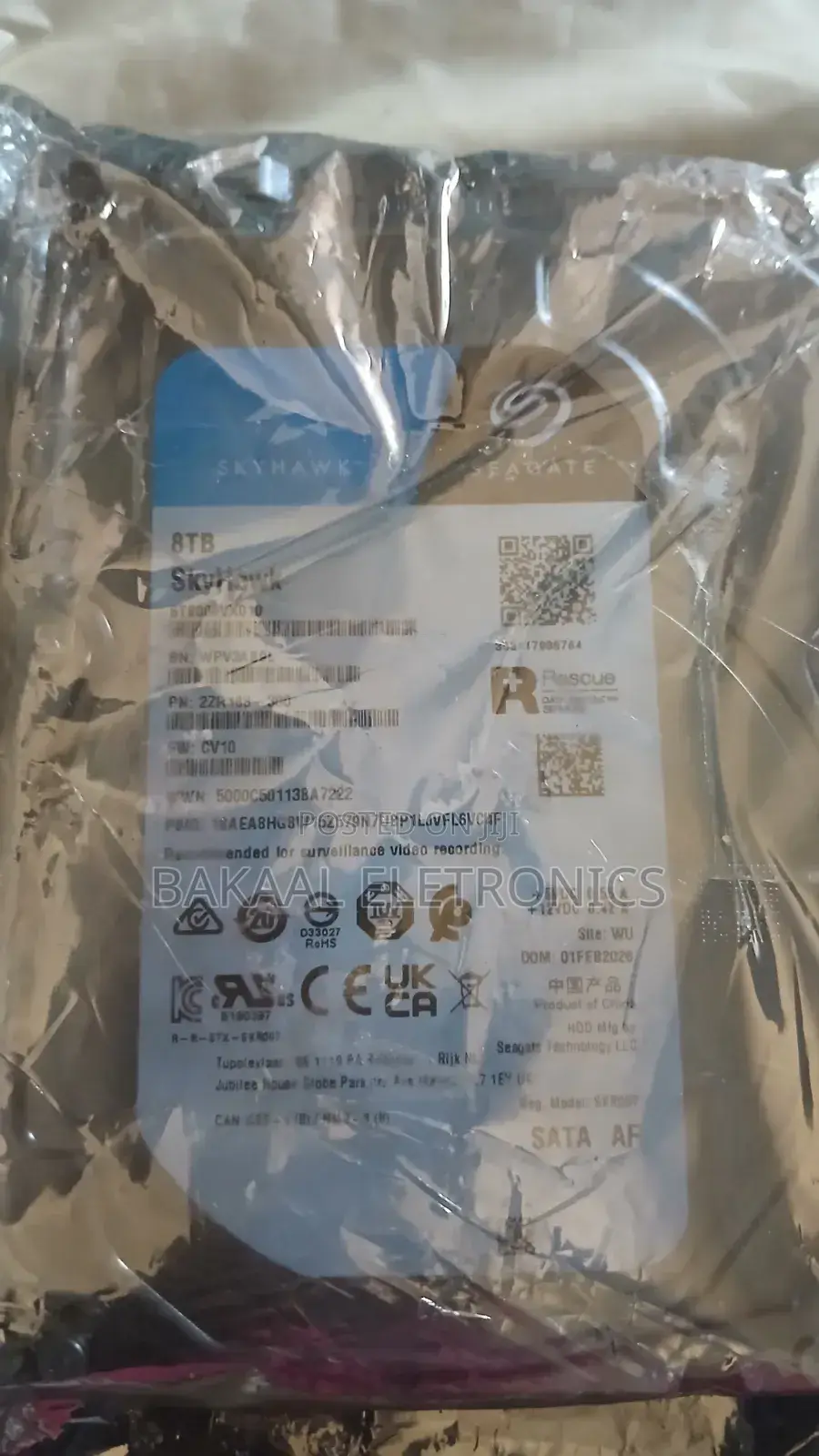 Skyhawk 8tb Surveillance HDD (3.5′′, Sata3) 3pcs