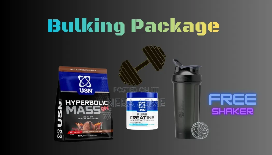 Hyperbolic 1kg Creatine and Shaker( Bulking Package)