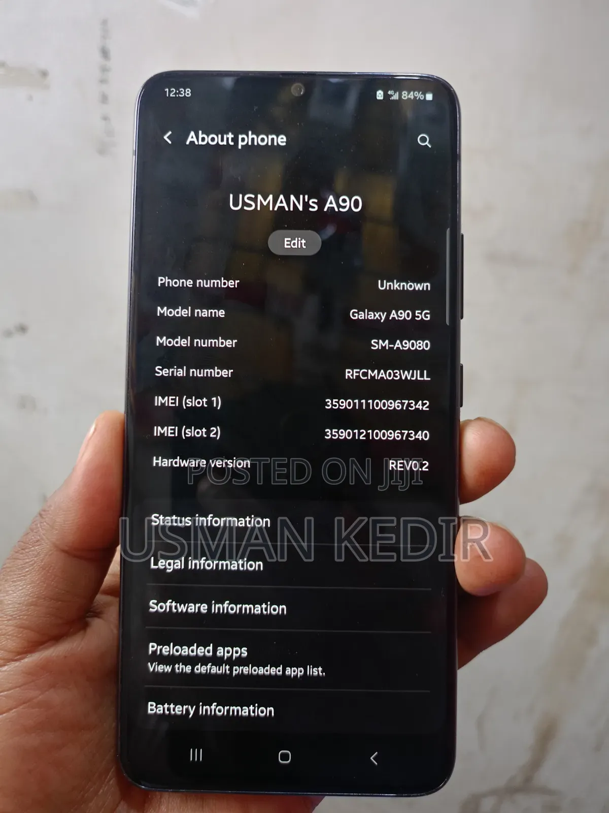 Samsung Galaxy A90 5G 128 GB Black
