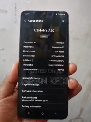 Samsung Galaxy A90 5G 128 GB Black