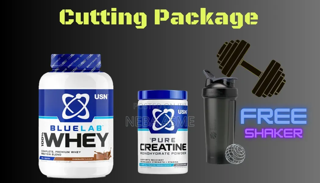 Whey1kg + Creatine + Free Shaker (Cutting Package)
