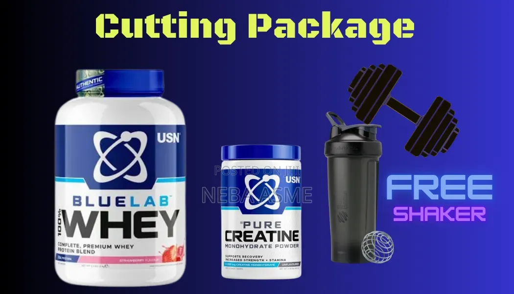 Whey 2kg + Creatine + Free Shaker (Cutting Package)