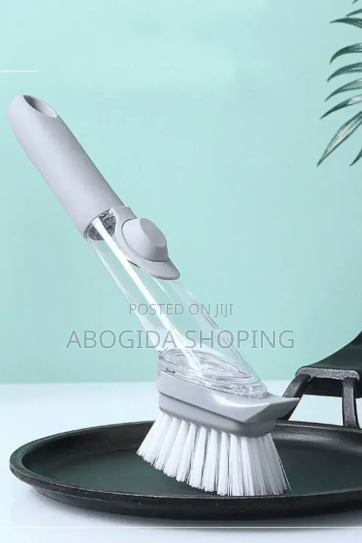 Kitchen Dish Brush With Soap Dispenser