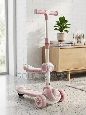 Convertible 3-wheel Kids Scooter With Seat -
