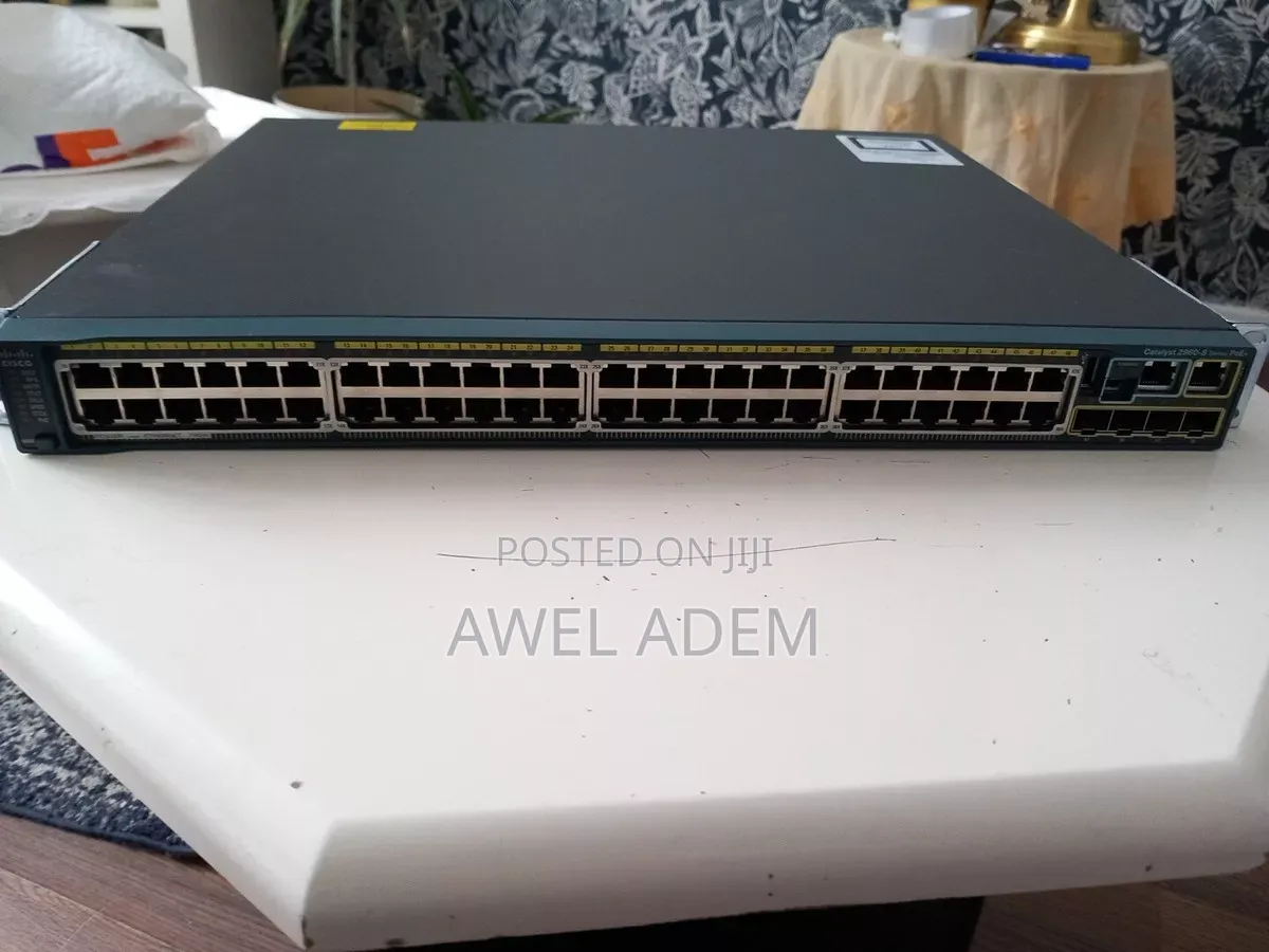 Cisco Catalyst 2960-S Series Ws-C2960s-48lps-L 48-Port Poe+ Switch