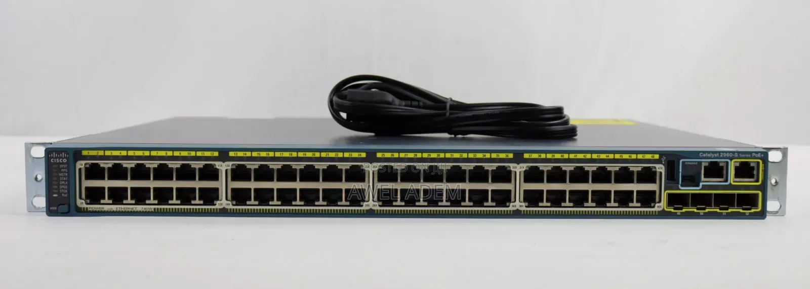 Cisco Catalyst 2960-S Series Ws-C2960s-48lps-L 48-Port Poe+ Switch