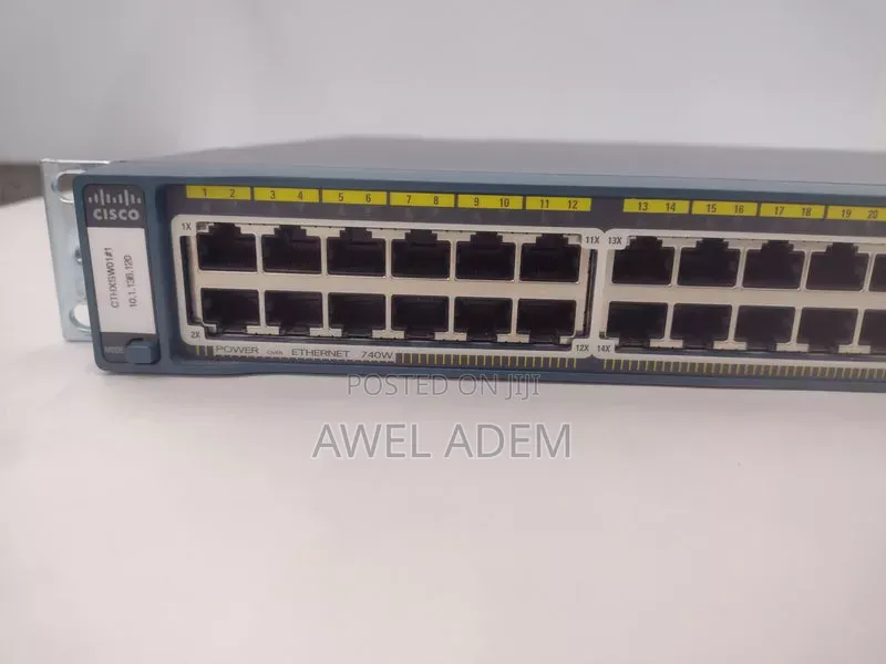 Cisco Catalyst 2960-S Series Ws-C2960s-48lps-L 48-Port Poe+ Switch