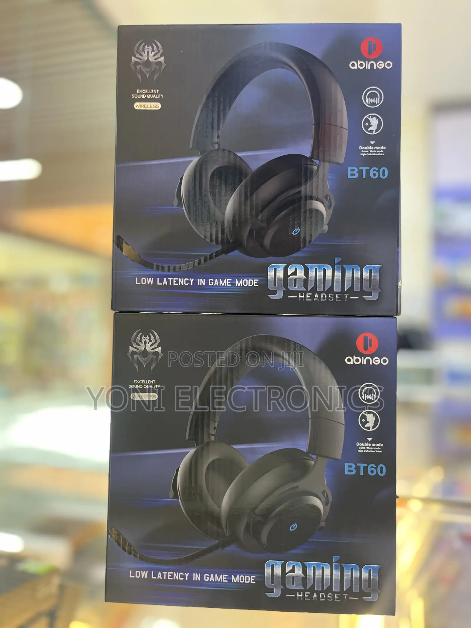 Abingo Bt60 Wireless Gaming Headset Black