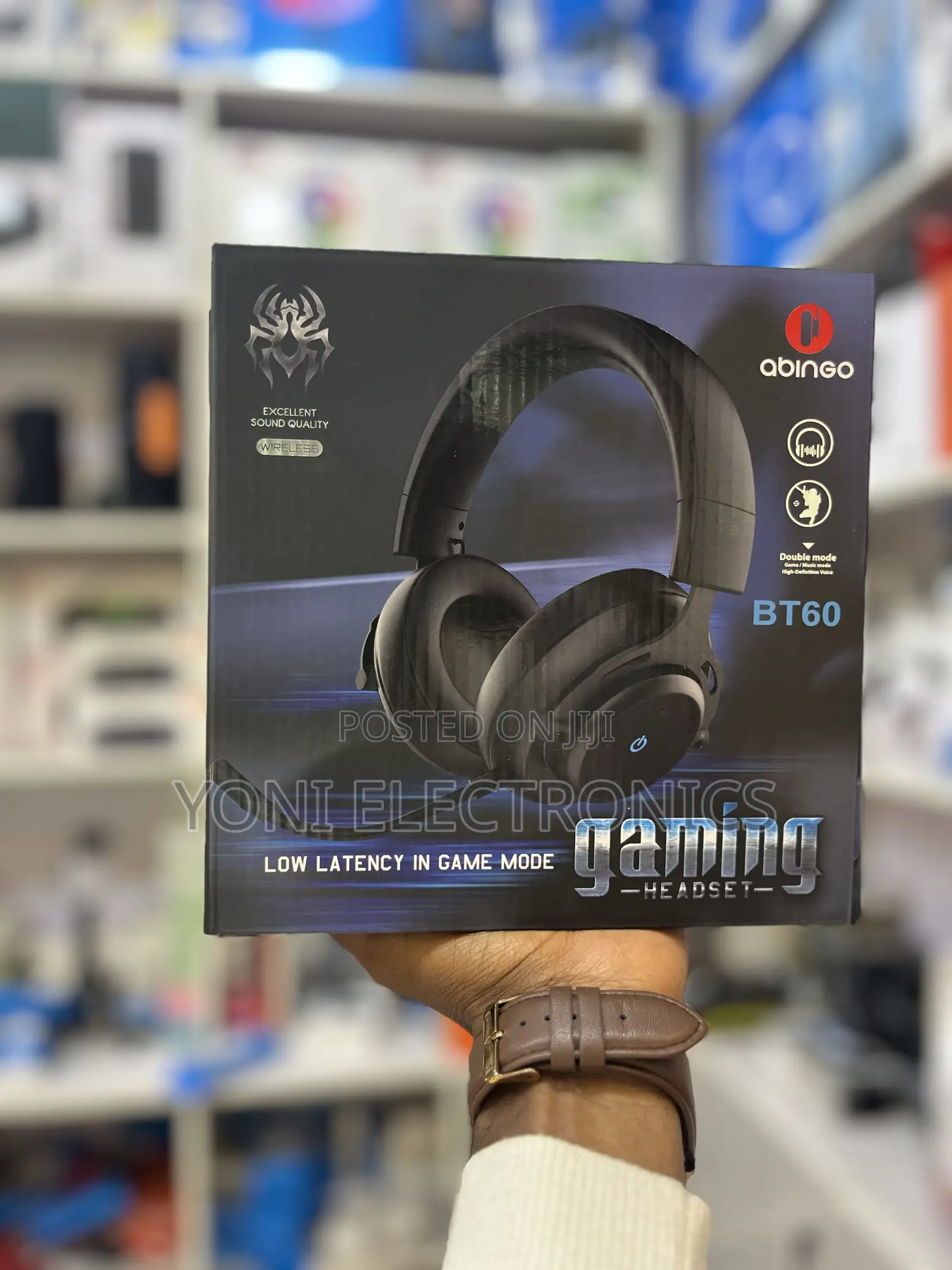 Abingo Bt60 Wireless Gaming Headset Black