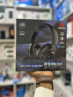 Abingo Bt60 Wireless Gaming Headset Black