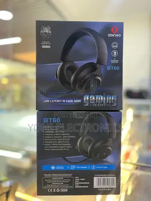 Abingo Bt60 Wireless Gaming Headset Black