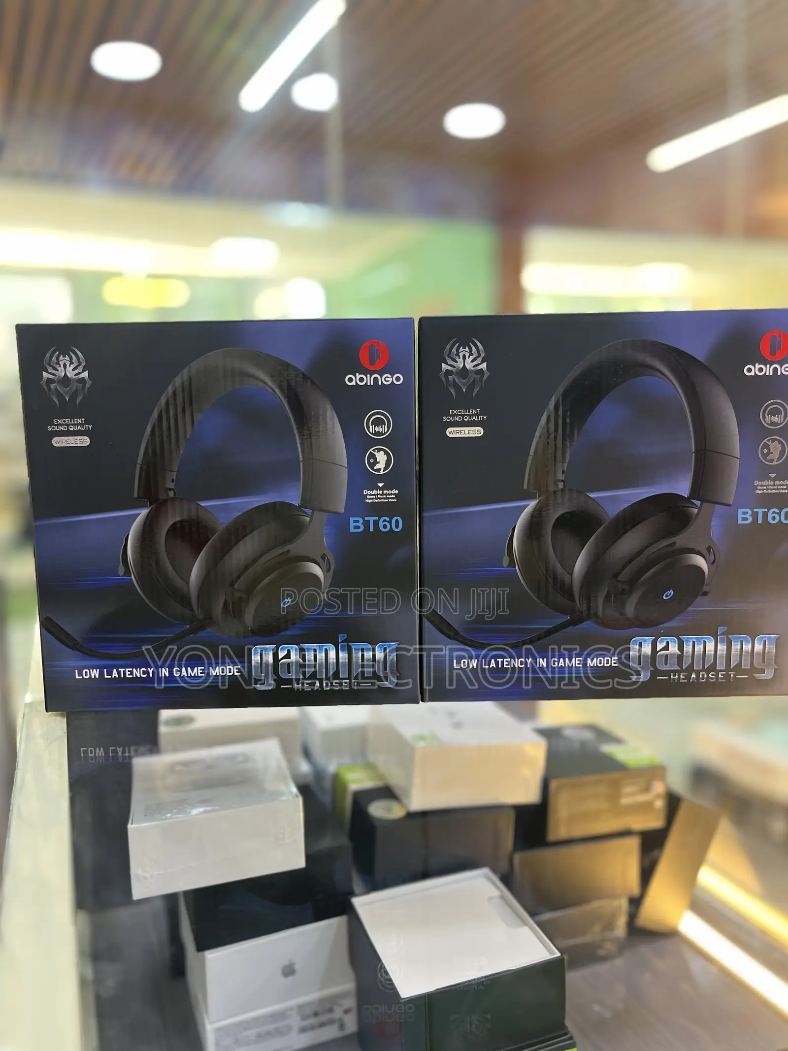Abingo Bt60 Wireless Gaming Headset Black