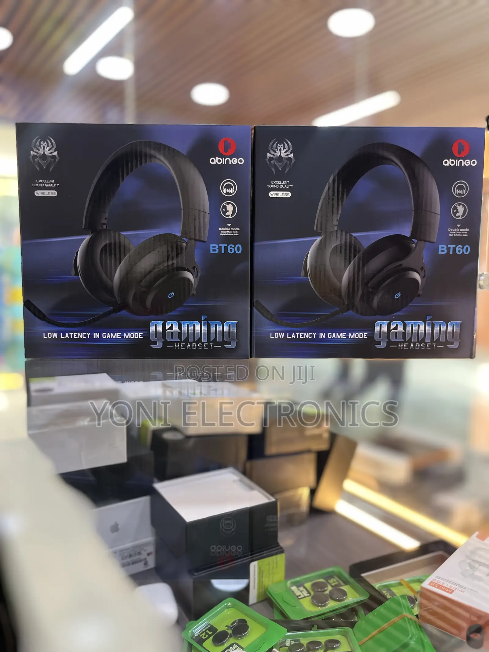 Abingo Bt60 Wireless Gaming Headset Black