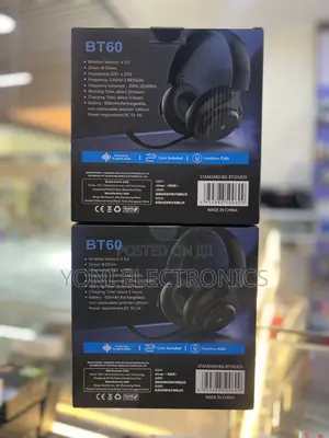 Abingo Bt60 Wireless Gaming Headset Black