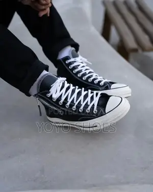All Star Converse Chuck 70 Side Zip High Black/White Unisex Boots
