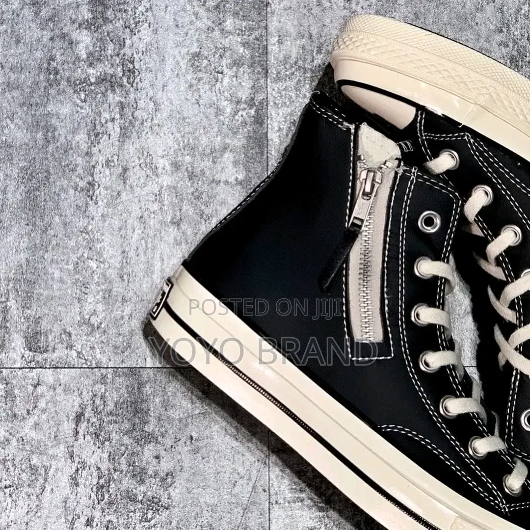 All Star Converse Chuck 70 Side Zip High Black/White Unisex Boots