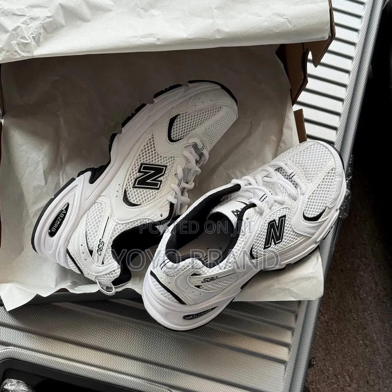 New Balance 530 Sneakers White/Black Unisex Fashion Shoes