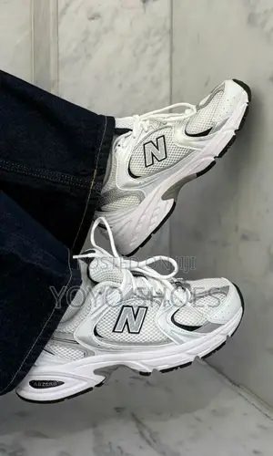 New Balance 530 Sneakers White/ Silver Metallic Colorway Unisex Shoe